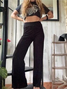 Lune Active Forest Pintuck Flare Pants